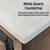 Lexora Ziva 60 inch W Rustic Barnwood Double Sink Vanity Cabinet and White Quartz Top - LVZV60DN200