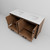 Lexora Ziva 60 inch W Rustic Barnwood Double Sink Vanity Cabinet and White Quartz Top - LVZV60DN200