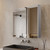 Lexora Corsica 20 inch W x 28 in H Surface-Mount LED Mirror Medicine Cabinet with Defogger - LLMCCO2028