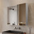 Lexora Corsica 24 inch W x 30 in H Surface-Mount LED Mirror Medicine Cabinet with Defogger - LLMCCO2430