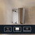 Lexora Corsica 24 inch W x 30 in H Surface-Mount LED Mirror Medicine Cabinet with Defogger - LLMCCO2430
