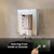 Lexora Corsica 24 inch W x 32 in H Surface-Mount LED Mirror Medicine Cabinet with Defogger - LLMCCO2432