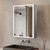 Lexora Mesa 20 inch W x 28 in H Surface-Mount LED Mirror Medicine Cabinet with Defogger - LLMCME2028
