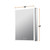 Lexora Mesa 20 inch W x 28 in H Surface-Mount LED Mirror Medicine Cabinet with Defogger - LLMCME2028