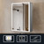Lexora Mesa 20 inch W x 32 in H Surface-Mount LED Mirror Medicine Cabinet with Defogger - LLMCME2032