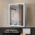 Lexora Mesa 24 inch W x 28 in H Surface-Mount LED Mirror Medicine Cabinet with Defogger - LLMCME2428