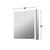 Lexora Mesa 24 inch W x 28 in H Surface-Mount LED Mirror Medicine Cabinet with Defogger - LLMCME2428