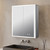Lexora Mesa 24 inch W x 30 in H Surface-Mount LED Mirror Medicine Cabinet with Defogger - LLMCME2430