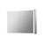Lexora Mesa 30 inch W x 36 in H Surface-Mount LED Mirror Medicine Cabinet with Defogger - LLMCME3036