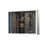 Lexora Mesa 36 inch W x 28 in H Surface-Mount LED Mirror Medicine Cabinet with Defogger - LLMCME3628