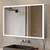 Lexora Mesa 36 inch W x 28 in H Surface-Mount LED Mirror Medicine Cabinet with Defogger - LLMCME3628