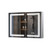 Lexora Mesa 40 inch W x 28 in H Surface-Mount LED Mirror Medicine Cabinet with Defogger - LLMCME4028