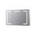 Lexora Mesa 48 inch W x 32 in H Surface-Mount LED Mirror Medicine Cabinet with Defogger - LLMCME4832