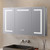 Lexora Mesa 48 inch W x 32 in H Surface-Mount LED Mirror Medicine Cabinet with Defogger - LLMCME4832