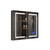 Lexora Bracciano 24 in. W x 28 in. H Surface-Mount LED Mirror Medicine Cabinet with Defogger - LB2428LEDMC