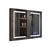 Lexora Bracciano 36 in. W x 28 in. H Surface-Mount LED Mirror Medicine Cabinet with Defogger - LB3628LEDMC
