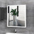 Lexora Aurorium 24 in. W x 28 in. H LED Bathroom Vanity Cabinet Mirror - LLMAU2428