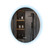 Lexora Nordica 80 cm. Diamter Circular LED Bathroom Vanity Cabinet Mirror - LLMNO800