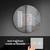 Lexora Nordica 80 cm. Diamter Circular LED Bathroom Vanity Cabinet Mirror - LLMNO800