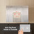 Lexora Vellum 36 in. W x 28 in. H LED Bathroom Vanity Cabinet Mirror - LLMVE3628