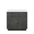 Lexora Abbey 36 inch W Black Oak Vanity Cabinet and White Quartz Top - LVA36SJ200