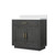 Lexora Abbey 36 inch W Black Oak Vanity Cabinet and Cultured Marble Top - LVA36SJ300