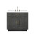 Lexora Abbey 36 inch W Black Oak Vanity Cabinet, Cultured Marble Top, and Faucet Set - LVA36SJ301