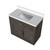 Lexora Abbey 36 inch W Brown Oak Vanity Cabinet and White Quartz Top - LVA36SK200