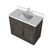 Lexora Abbey 36 inch W Brown Oak Vanity Cabinet, White Quartz Top, and Faucet Set - LVA36SK201