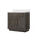 Lexora Abbey 36 inch W Brown Oak Vanity Cabinet and Cultured Marble Top - LVA36SK300