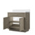 Lexora Abbey 36 inch W Grey Oak Vanity Cabinet and Cultured Marble Top - LVA36SR300