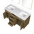 Lexora Abbey 60 inch W Grey Oak Double Sink Vanity Cabinet, White Quartz Top, and 28 in Mirrors - LVA60DR210
