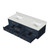 Lexora Castor 72 inch W Blue Double Sink Wall Hung Vanity Cabinet and White Quartz Top - LVC72DE200