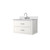 Lexora Castor 30 inch W White Single Bath Wall Hung Vanity Cabinet, Cultured Marble Top, and Faucet Set - LVC30SA301