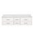 Lexora Castor 72 inch W White Double Sink Wall Hung Vanity Cabinet and White Quartz Top - LVC72DA200