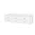 Lexora Castor 80 inch W White Double Sink Wall Hung Vanity Cabinet and White Quartz Top - LVC80DA200
