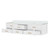 Lexora Castor 84 inch W White Double Sink Wall Hung Vanity Cabinet and White Quartz Top - LVC84DA200