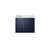 Lexora Geneva 24 in. W Navy Blue Wall Mount Bath Vanity Cabinet and Carrara Marble Top - LVG24SE100