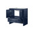 Lexora Lafarre 36 inch W x 20 in D Navy Blue Bath Vanity Cabinet and Cultured Marble Top - LVLF36SNB300