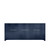 Lexora Lafarre 80 inch W x 20 in D Navy Blue Double Sink Vanity Cabinet and Cultured Marble Top - LVLF80DNB300
