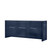 Lexora Lafarre 80 inch W x 20 in D Navy Blue Double Sink Vanity Cabinet and Cultured Marble Top - LVLF80DNB300