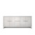 Lexora Lafarre 80 inch W x 20 in D White Double Sink Vanity Cabinet and Cultured Marble Top - LVLF80DW300