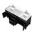 Lexora Laurel 72 inch W Black Oak Double Sink Vanity Cabinet, White Quartz Top, and Faucet Set - LVL72DJ201