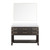 Lexora Norwalk 48 inch W Brown Oak Vanity Cabinet, Cultured Marble Top, and 46 in Mirror - LVN48SK310