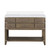 Lexora Norwalk 48 inch W Grey Oak Vanity Cabinet and White Quartz Top - LVN48SR200