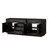 Lexora Abbey 84 inch W Black Oak Double Sink Vanity Cabinet - LVA84DJ000
