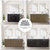 Lexora Abbey 84 inch W Brown Oak Double Sink Vanity Cabinet - LVA84DK000