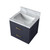 Lexora Castor 20 inch W x 18 in D Blue Single Bath Wall Hung Vanity Cabinet and Acrylic Top - LVC20SE500