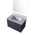 Lexora Castor 30 inch W Blue Single Bath Wall Hung Vanity Cabinet Carrara Marble Countertop and 28 in Mirror - LVC30SE110