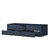 Lexora Castor 72 inch W Blue Double Sink Wall Hung Vanity Cabinet - LVC72DE000